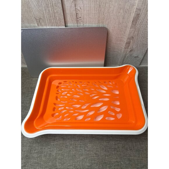 Kitchen 3 in 1 Defrosting Colander Serving Tray Thaws Frozen Food Faster - Picture 2 of 15